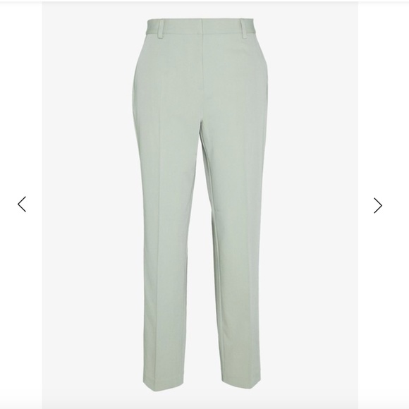 New NA-KD Straight Suit Pants Trousers - Green - Picture 6 of 11